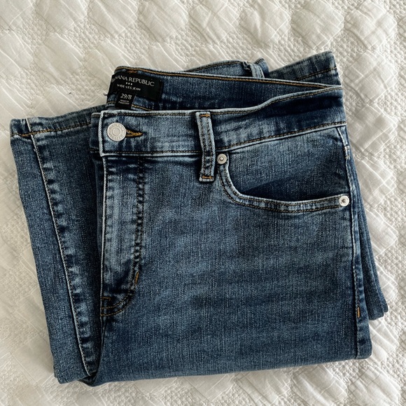Banana Republic Wide Leg Jeans Size 8 - Picture 3 of 5